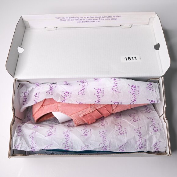 BLOWFISH MALIBU Women's Pink Marley Slip On Washed Canvas Sneaker - Size 10 - Picture 12 of 13